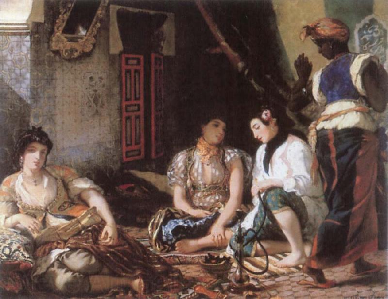 Eugene Delacroix Algerian Women in their Chamber